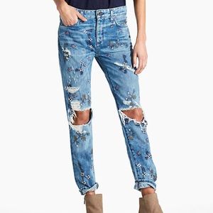 🌟SOLD🌟 Lucky Brand Embroidered Straight Jeans